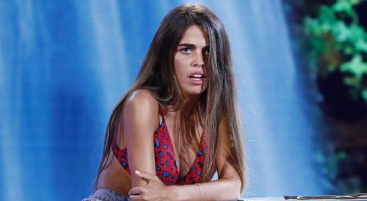 Violeta Mangriñán en el plató de 'Supervivientes 2019'