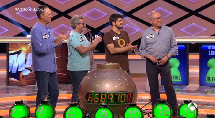 Los Lobos en su último programa en '¡Boom!' tras ganar el bote