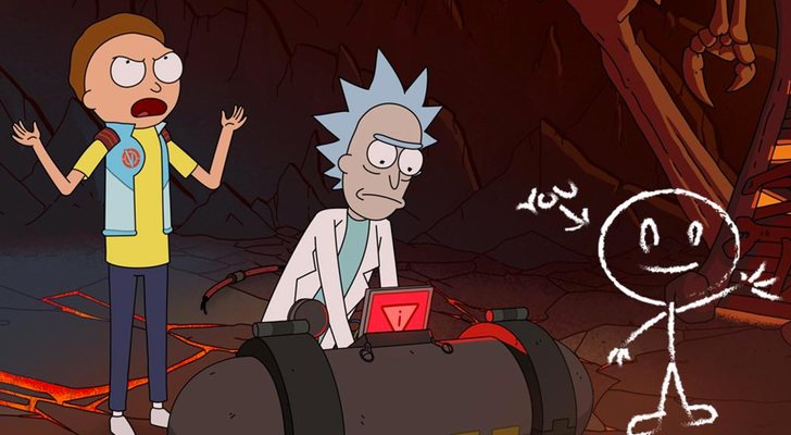 Rick y Morty en la imagen promocional de la campaña benéfica