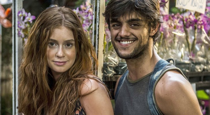 Marina Ruy Barbosa y Felipe Simas, actores protagonistas de 'Totalmente diva'