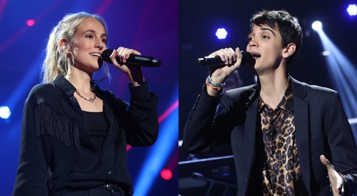 María Escarmiento y Dave Zulueta en 'Operación Triunfo 2018'