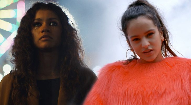 Zendaya en 'Euphoria' y Rosalía en el videoclip de "Malamente"