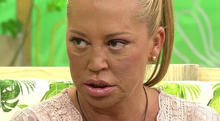 Belén Esteban en el plató de 'Sálvame'