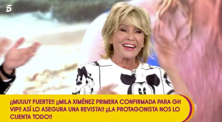 Mila Ximénez, colaboradora de 'Sálvame'