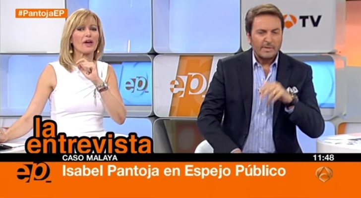 Isabel Pantoja llama a 'Espejo público' por sorpresa