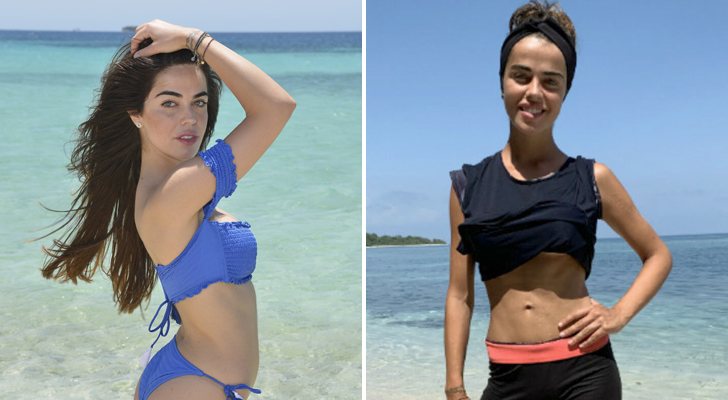 Violeta antes y después de concluir su paso por 'Supervivientes 2019'