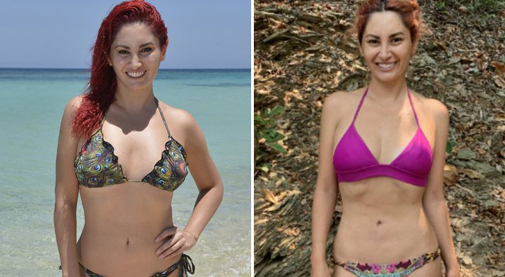 Aneth antes y después de concluir su paso por 'Supervivientes 2019'
