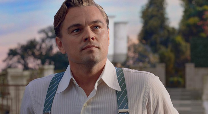 Leonardo DiCaprio en "El gran Gatsby"