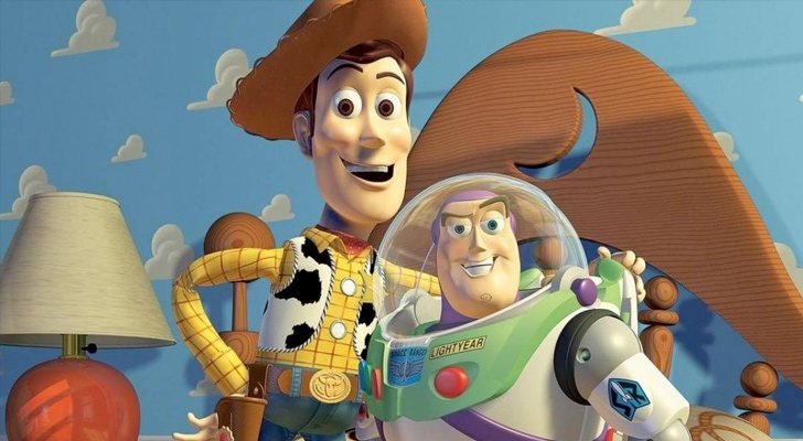 Woody y Buzz en "Toy Story"