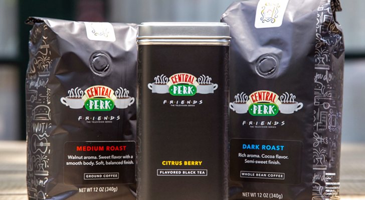 Las dos variedades de café y la de té inspirados en la serie de 'Friends'
