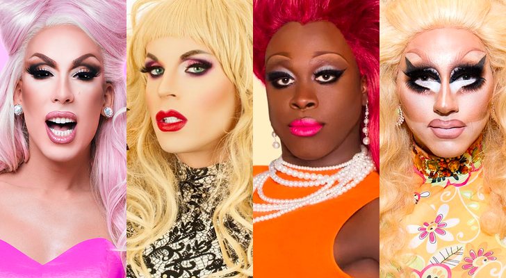 Alaska, Katya, Bob the Drag Queen y Trixie Mattel, de 'RuPaul's Drag Race'