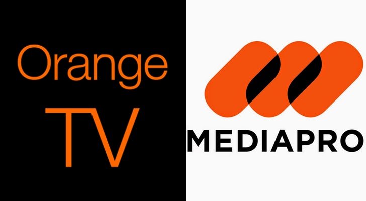 Logo de Orange TV y Grupo Mediarpo