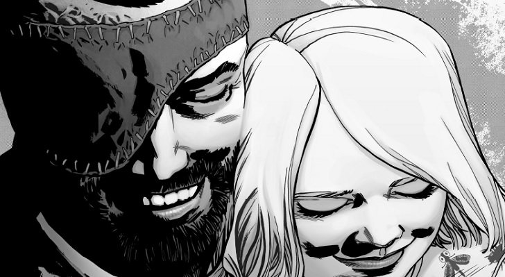 Carl y su hija en el cómic de &#39;The Walking Dead&#39;