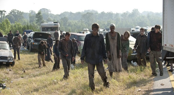 Grupo de caminantes en &#39;The Walking Dead&#39;
