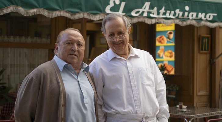 Fernando Esteso junto a José Antonio Sayagués, Pelayo Gómez en 'Amar es para siempre'