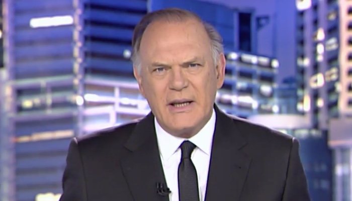 Pedro Piqueras, en 'Informativos Telecinco'