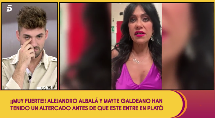 El encontronazo entre Alejandro Albalá y Maite Galdeano en 'Sálvame'
