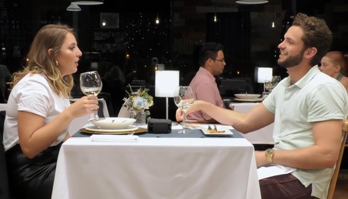 Sandra y Tomás en 'First Dates'
