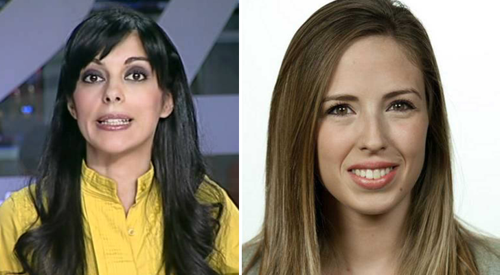 Sirun Demirjian y Lara Gandarillas, presentadoras del 'Telediario Matinal'