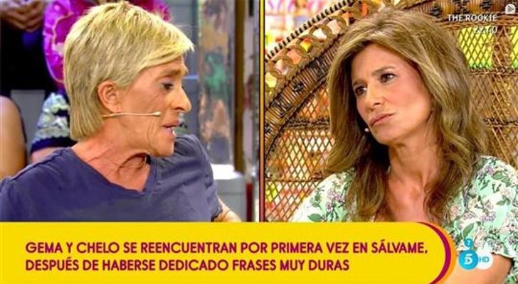 Chelo García-Cortés y Gema López, cara a cara en 'Sálvame'