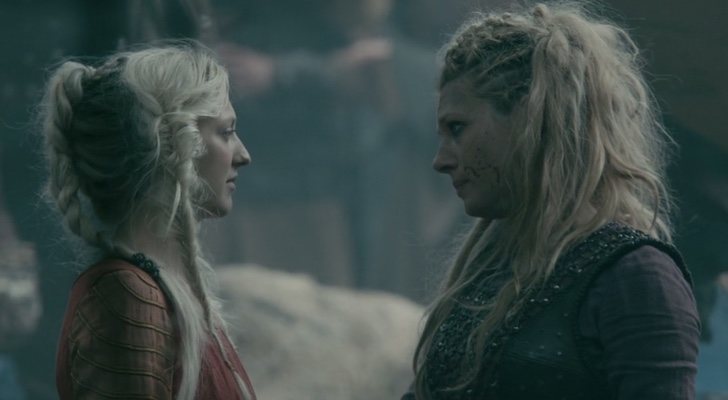 Torvi y Lagertha en 'Vikings'