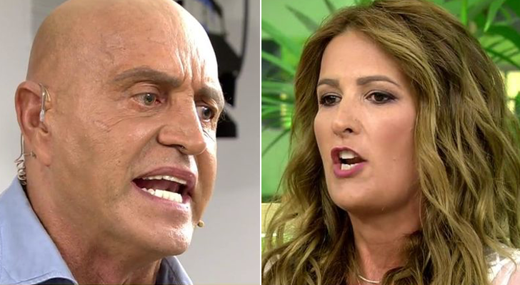 Kiko Matamoros y Laura Fa, en 'Sálvame naranja'