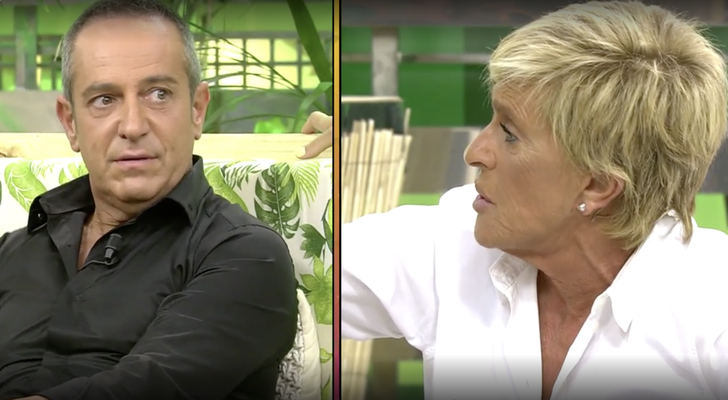 Víctor Sálvame y Chelo García Cortés en 'Sálvame'
