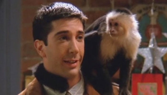 Ross y el mono Marcel, en 'Friends'