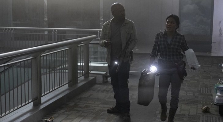Morgan y Grace en 'Fear The Walking Dead'