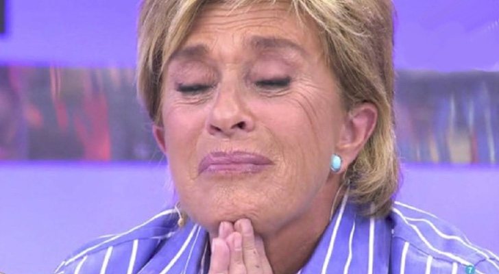 Chelo García-Cortés emocionada en 'Sálvame'