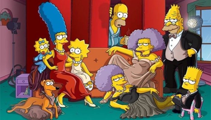 'Los Simpson' con sus mejores galas