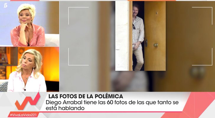 Terelu Campos y Carmen Borrego ven las imágenes de Edmundo Arrocet en 'Viva la vida'