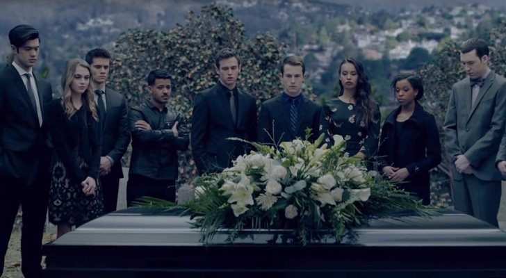 El entierro de Bryce Walker en 'Por 13 razones'