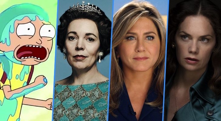 'Rick y Morty', 'The Crown', 'The Morning Show' y 'La materia oscura'