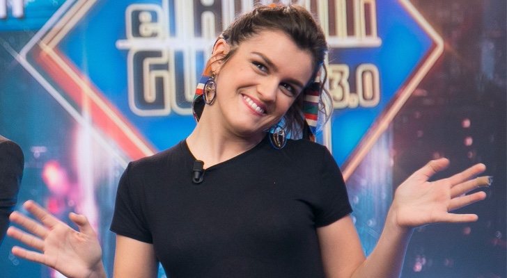 Amaia, en una visita anterior a 'El hormiguero'