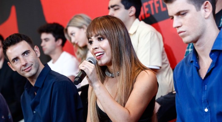 Danna Paola en la presentación de la segunda temporada de &#39;Élite&#39;