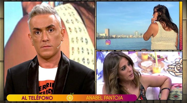 Kiko Hernández habla por teléfono con Anabel Pantoja en &#39;Sálvame&#39;