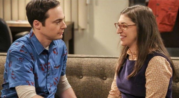 Sheldon y Amy, en 'The Big Bang Theory'