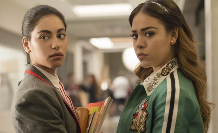 Lucrecia compartiendo escena con Nadia en &#39;Élite&#39;