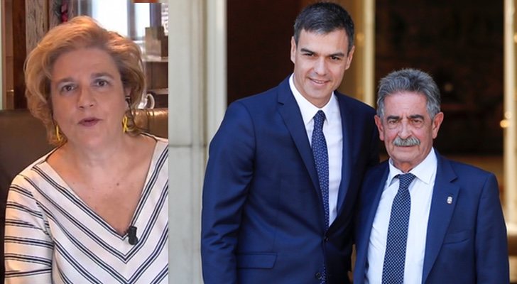 Pilar Rahola (en 'Todo es mentira', Pedro Sánchez y Miguel Ángel Revilla
