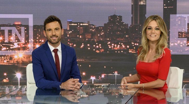 Manu Pérez y Rocío Delgado, en el plató de &#39;TN2&#39;