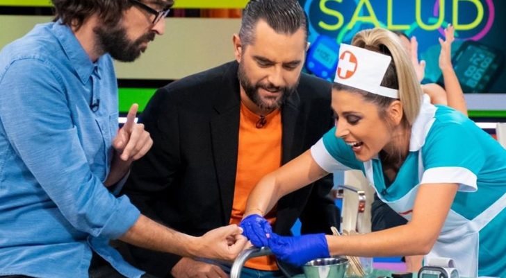 Valeria Ros, vestida de enfermera en &#39;Zapeando&#39;
