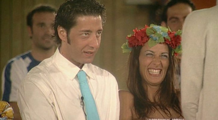 Emilio y Eva en su boda celebrada en 'GH 2'