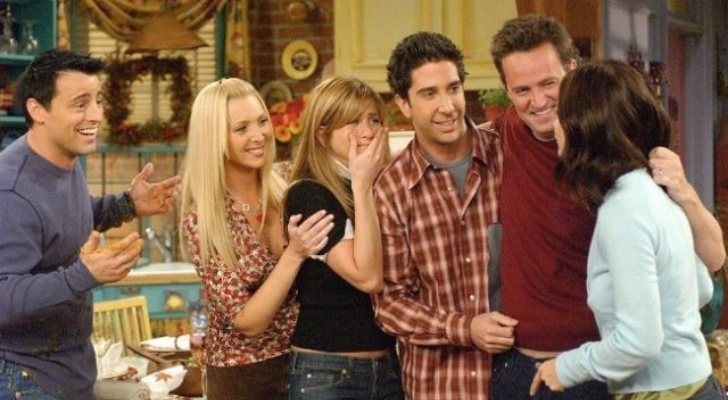 Los protagonistas de 'Friends' en la última temporada de la serie