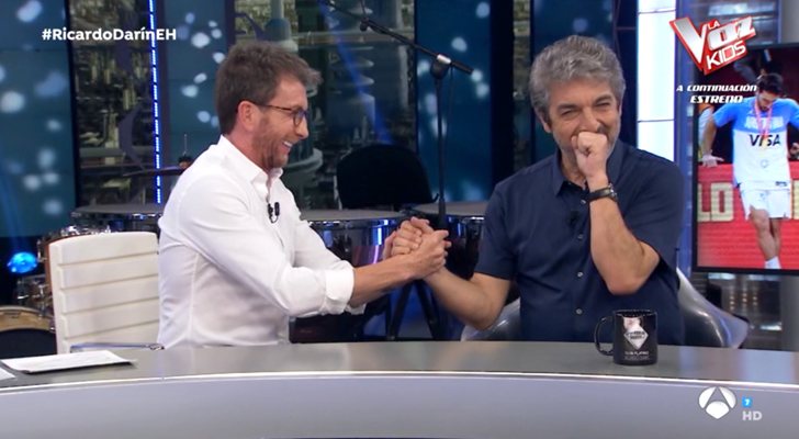 Pablo Motos y Ricardo Darín en 'El hormiguero'