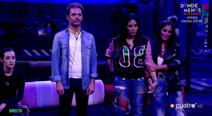 Hugo Castejón, Irene Junquera y Anabel Pantoja en 'GH VIP 7'