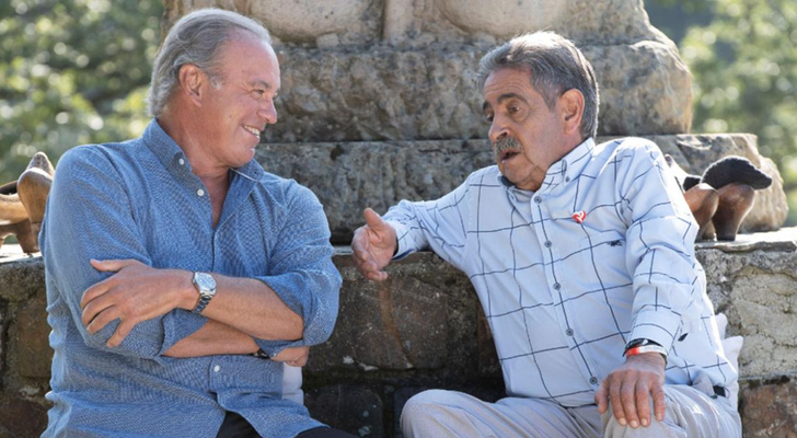 Bertín Osborne y Miguel Ángel Revilla en 'Mi casa es la tuya'