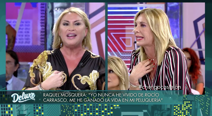 Raquel Mosquera y Belén Rodríguez en 'Sábado Deluxe'