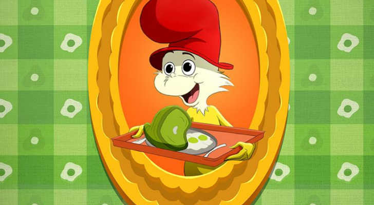 Sam-I-Am, el entusiasta de los huevos verdes con jamón del cuento del Dr. Seuss