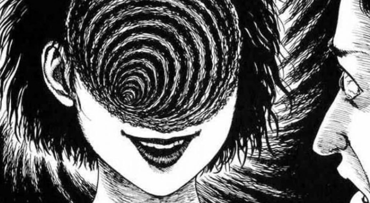 Una viñeta de "Espiral", el manga de Junji Ito en que se basa 'Uzumaki'